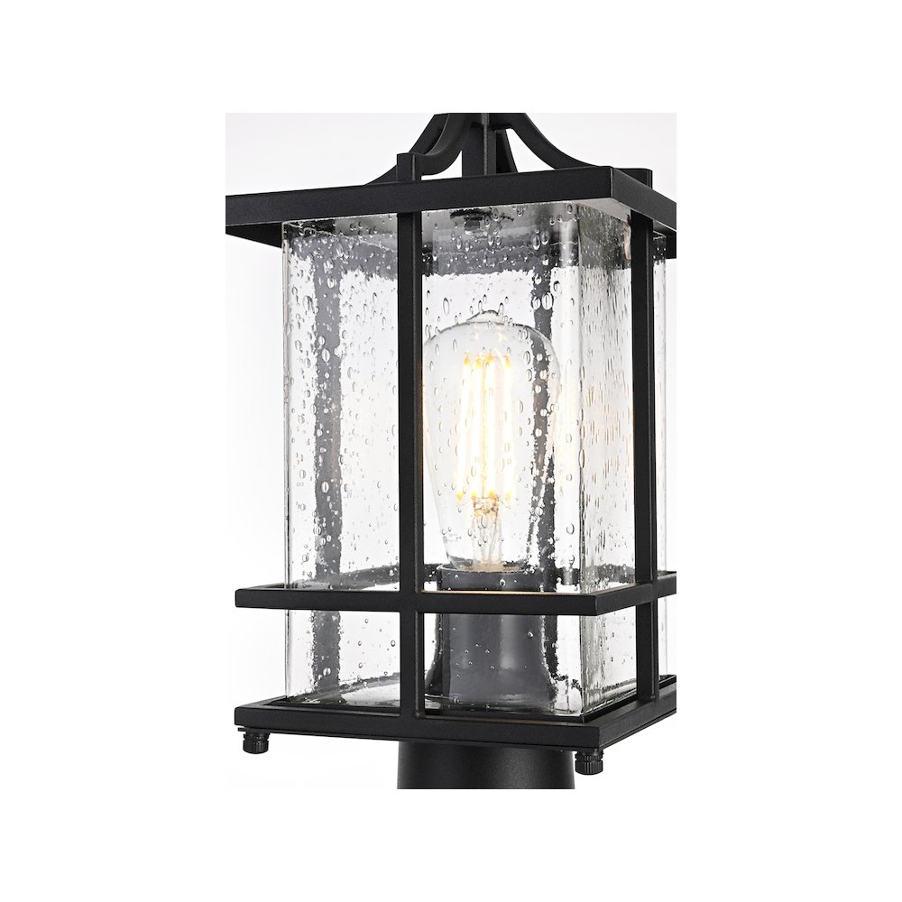 Miller 7 inch Outdoor Pendant in Black. Picture 3