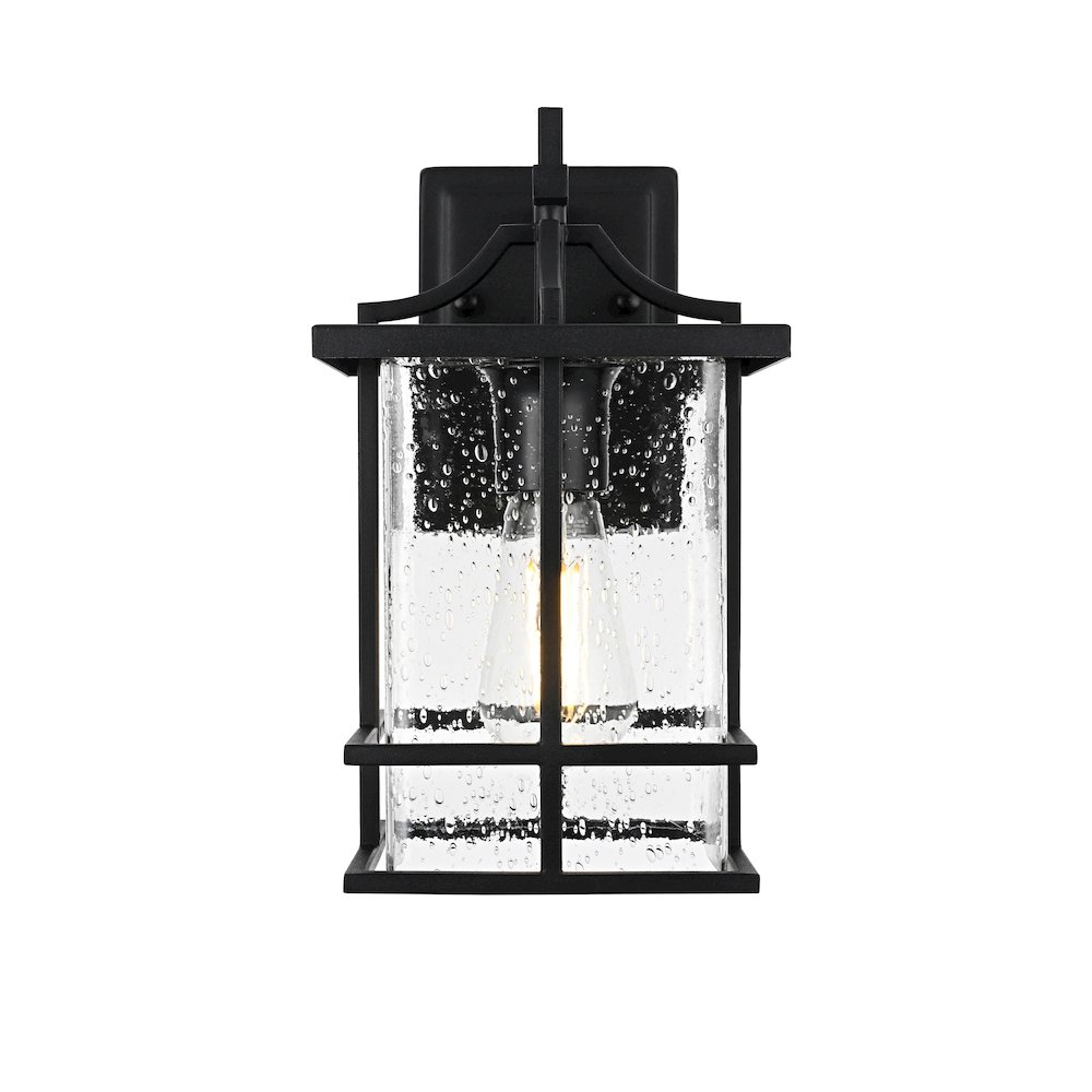 Miller 7 inch Outdoor Pendant in Black. Picture 1