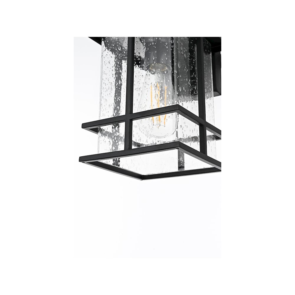 Miller 7 inch Outdoor Pendant in Black. Picture 6