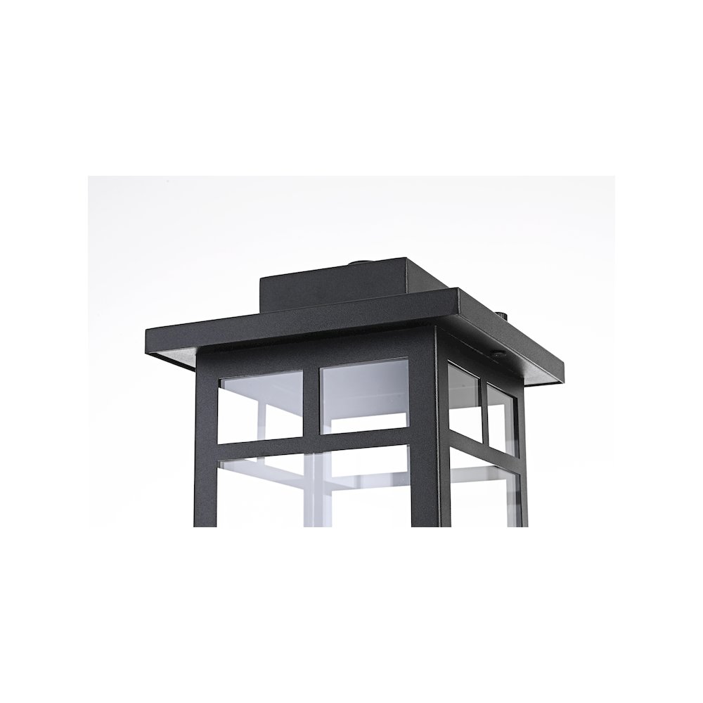 Mercer 7 inch Outdoor Pendant in Black. Picture 6