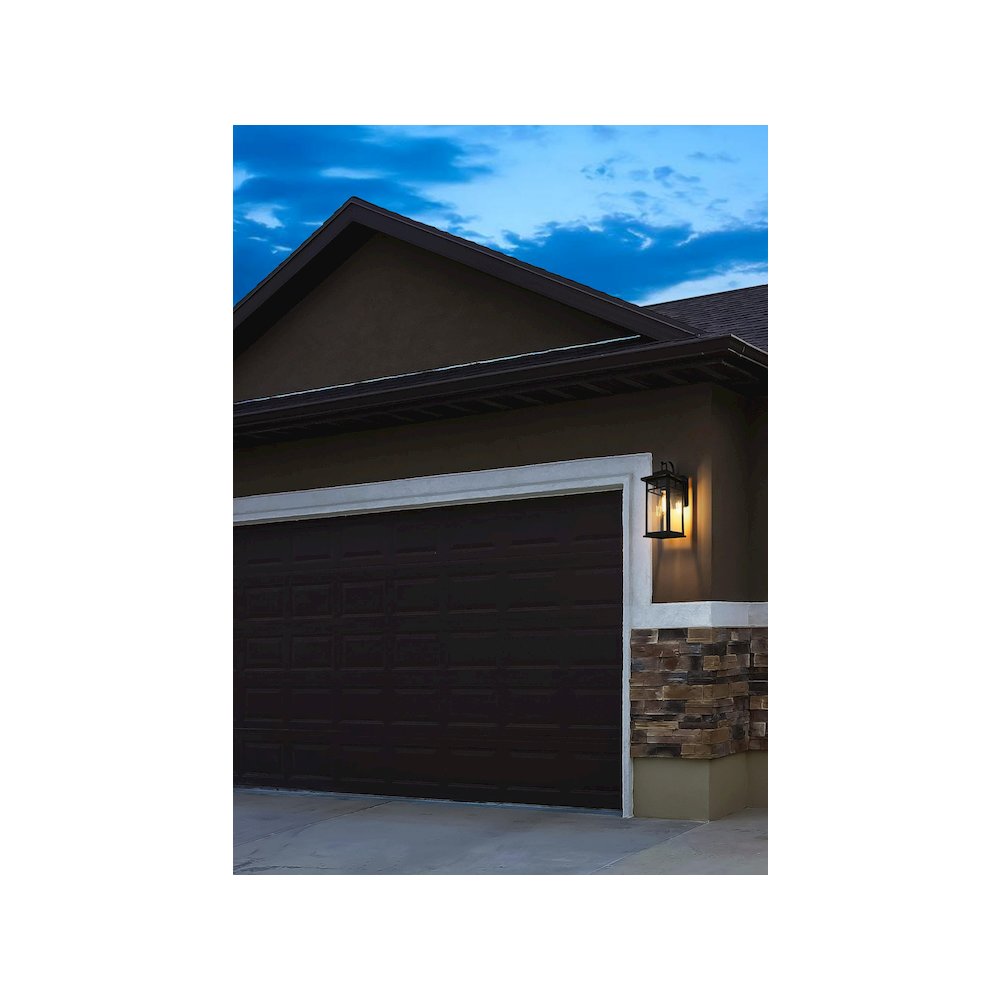 Mercer 7 inch Outdoor Pendant in Black. Picture 2