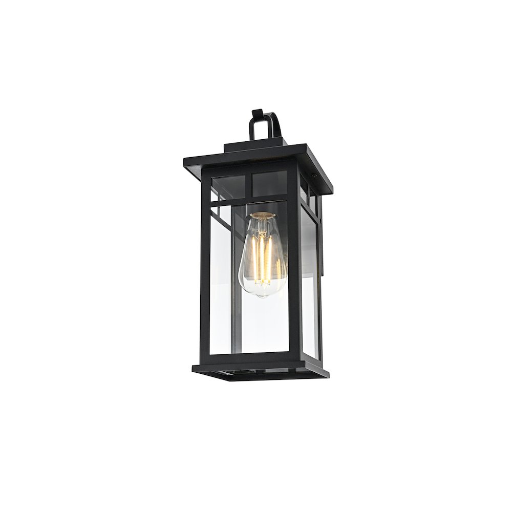 Mercer 7 inch Outdoor Pendant in Black. Picture 3