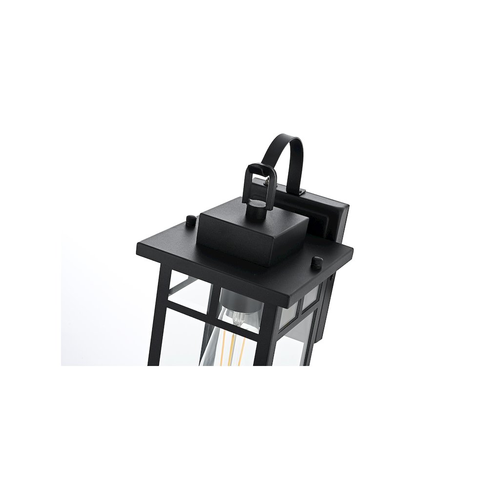 Mercer 7 inch Outdoor Pendant in Black. Picture 4