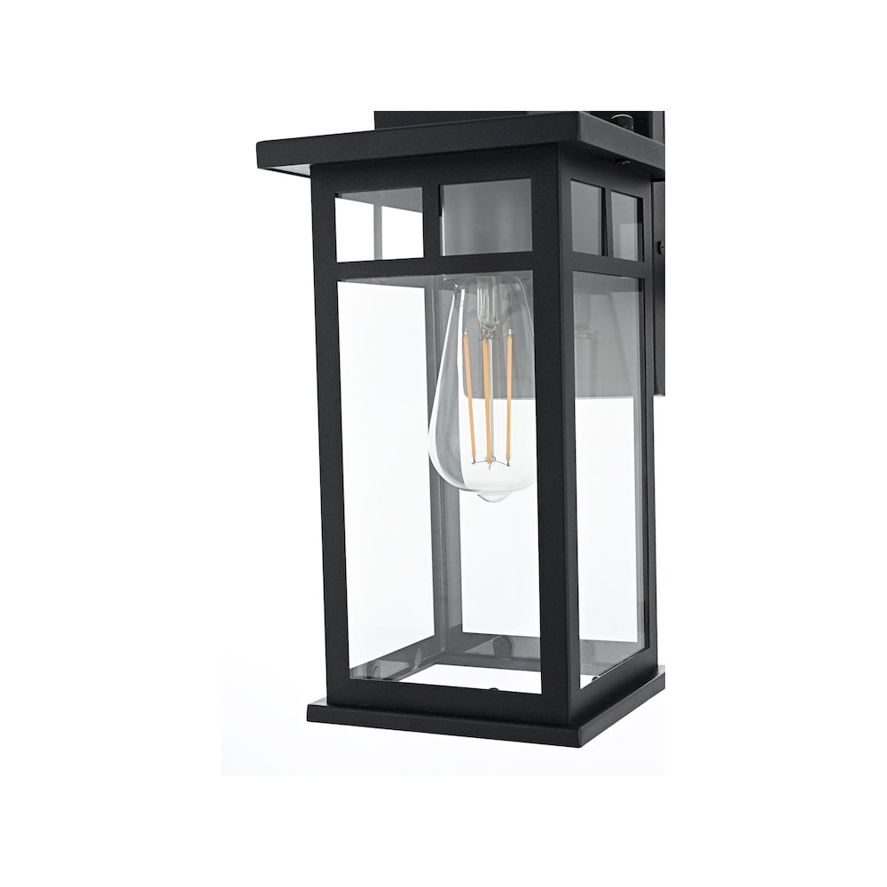Mercer 7 inch Outdoor Pendant in Black. Picture 5