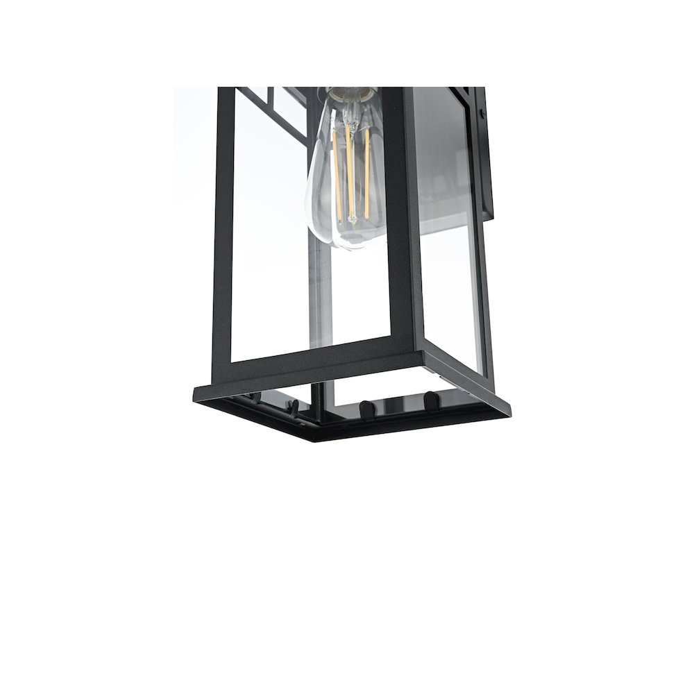 Mercer 7 inch Outdoor Pendant in Black. Picture 6