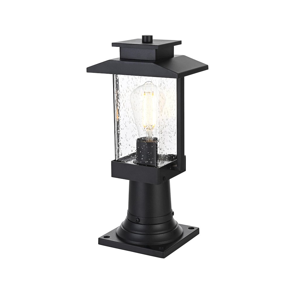 Tioga 7 inch Outdoor Pendant in Black. Picture 2
