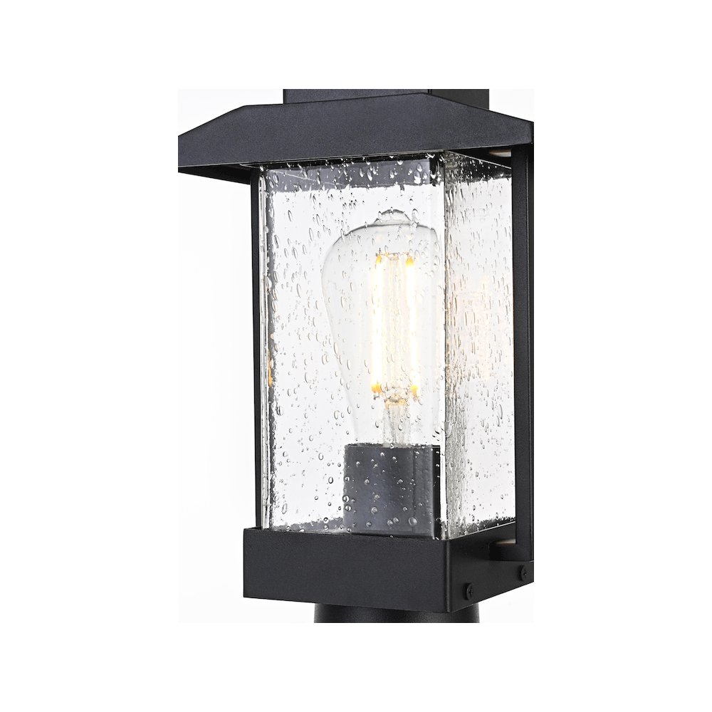 Tioga 7 inch Outdoor Pendant in Black. Picture 3
