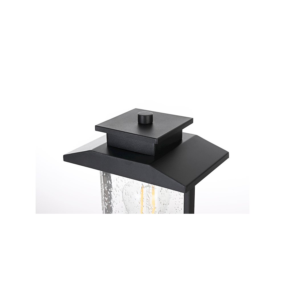 Tioga 7 inch Outdoor Pendant in Black. Picture 4