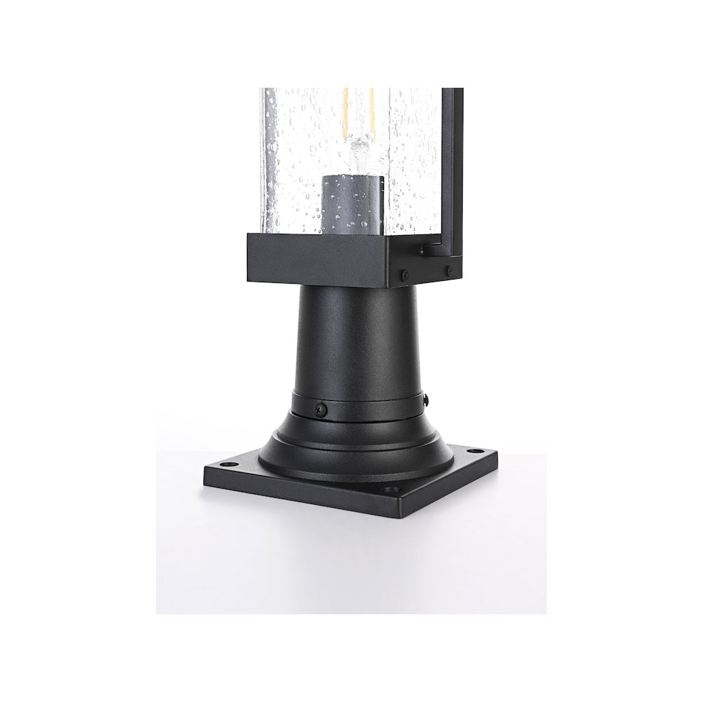 Tioga 7 inch Outdoor Pendant in Black. Picture 5