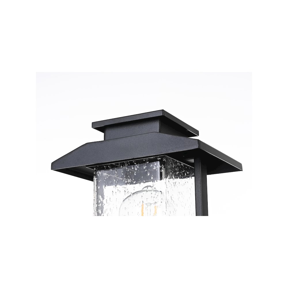 Tioga 7 inch Outdoor Pendant in Black. Picture 6