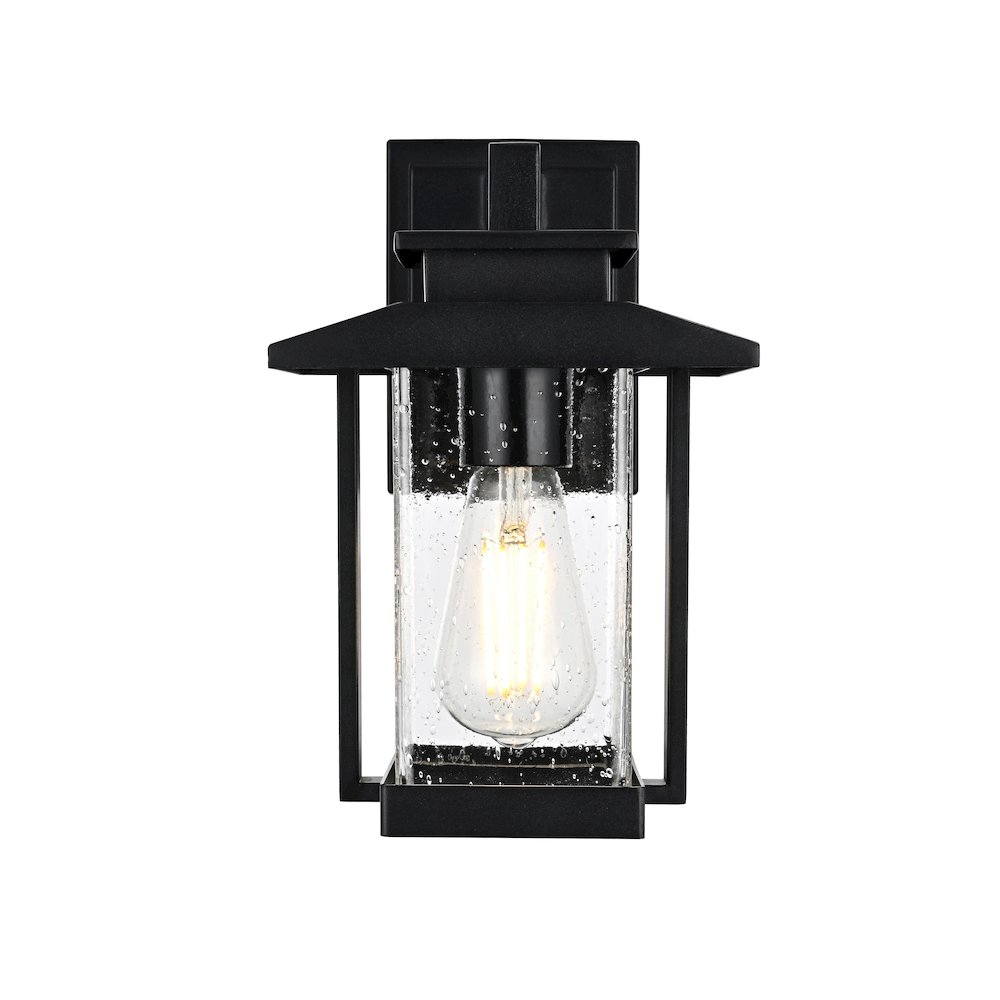 Tioga 7 inch Outdoor Pendant in Black. Picture 1