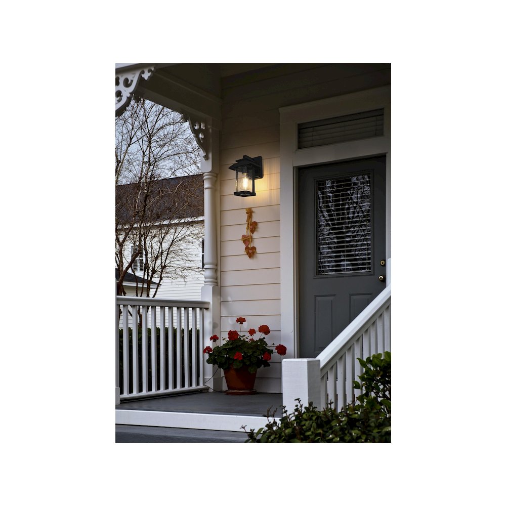 Tioga 7 inch Outdoor Pendant in Black. Picture 2