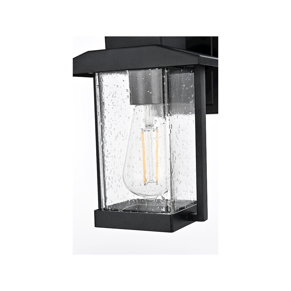 Tioga 7 inch Outdoor Pendant in Black. Picture 5