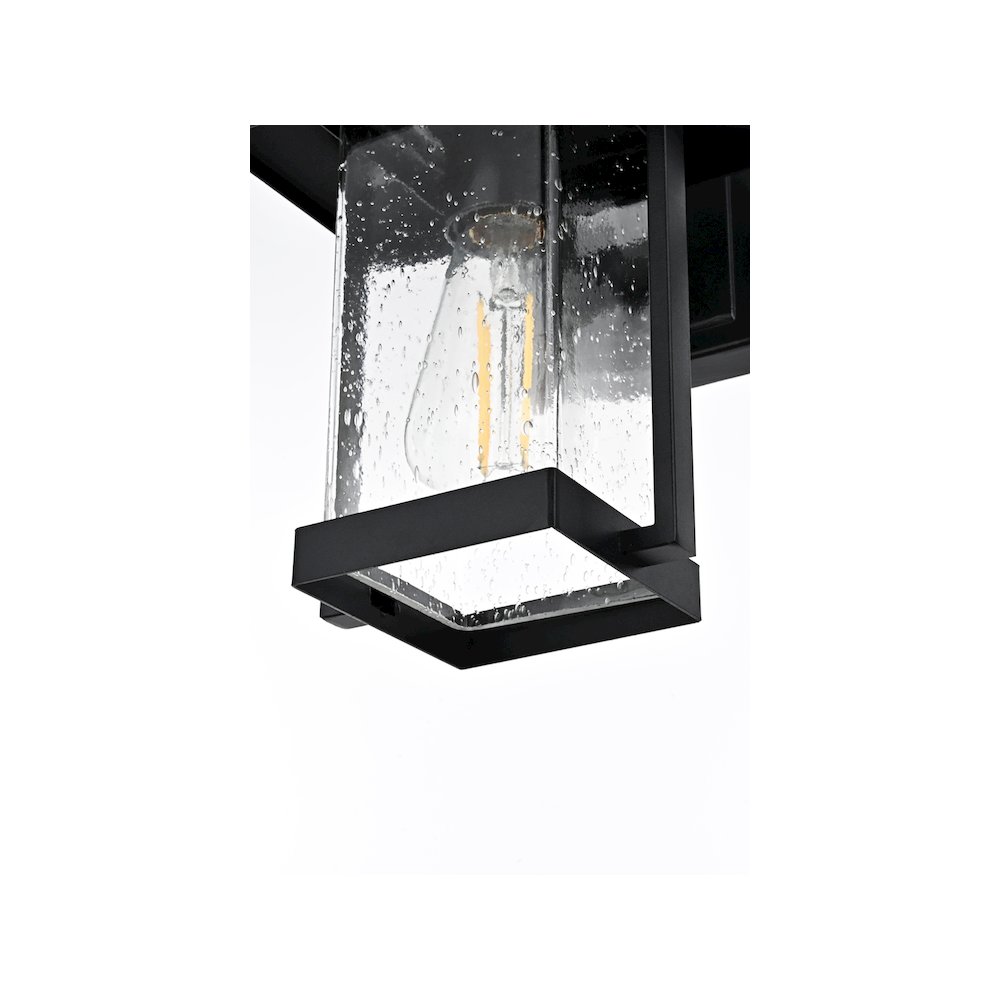 Tioga 7 inch Outdoor Pendant in Black. Picture 6