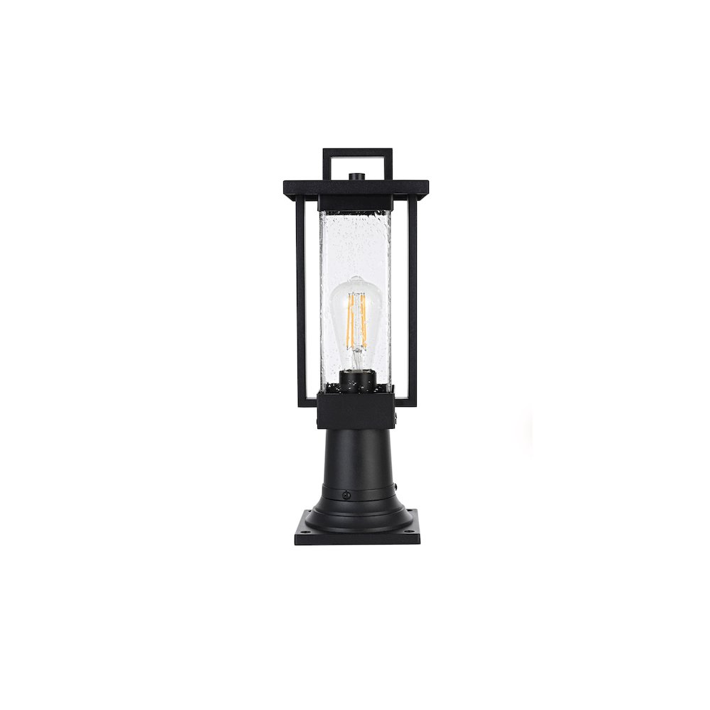 Tilton 7 inch Outdoor Pendant in Black. Picture 1