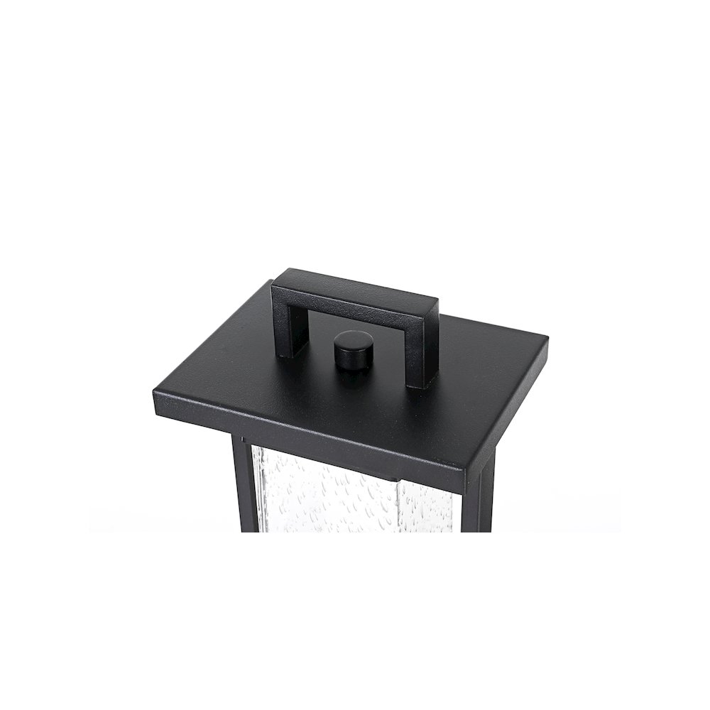 Tilton 7 inch Outdoor Pendant in Black. Picture 4