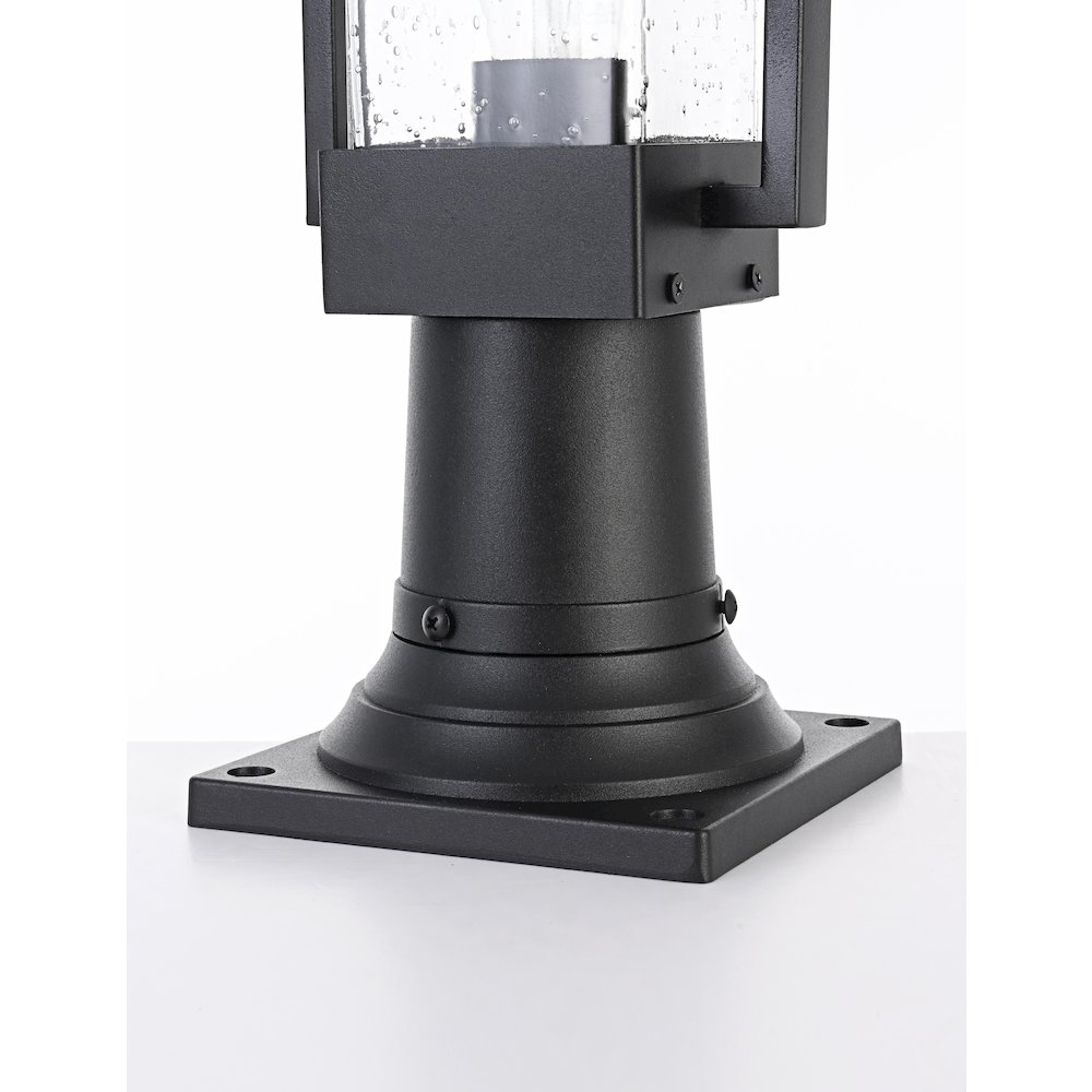 Tilton 7 inch Outdoor Pendant in Black. Picture 5