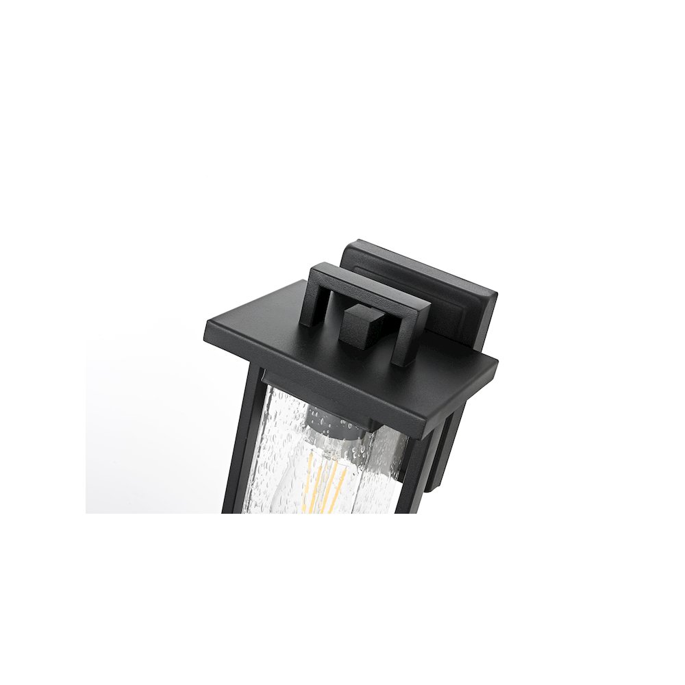 Tilton 7 inch Outdoor Pendant in Black. Picture 4