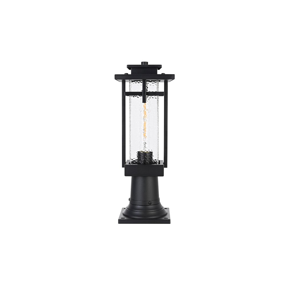 Cambria 7 inch Outdoor Pendant in Black. Picture 1