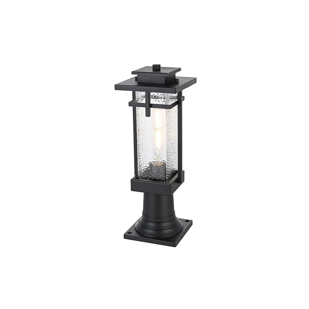 Cambria 7 inch Outdoor Pendant in Black. Picture 2