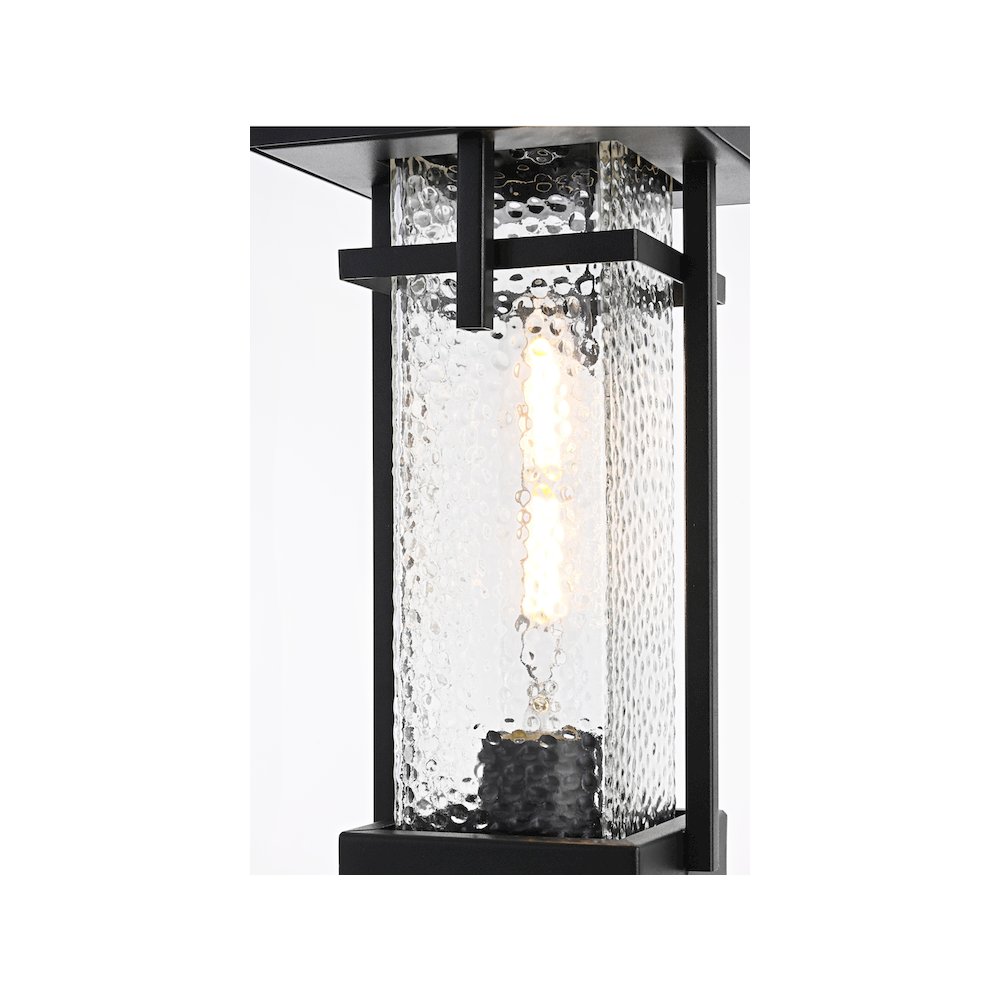 Cambria 7 inch Outdoor Pendant in Black. Picture 3