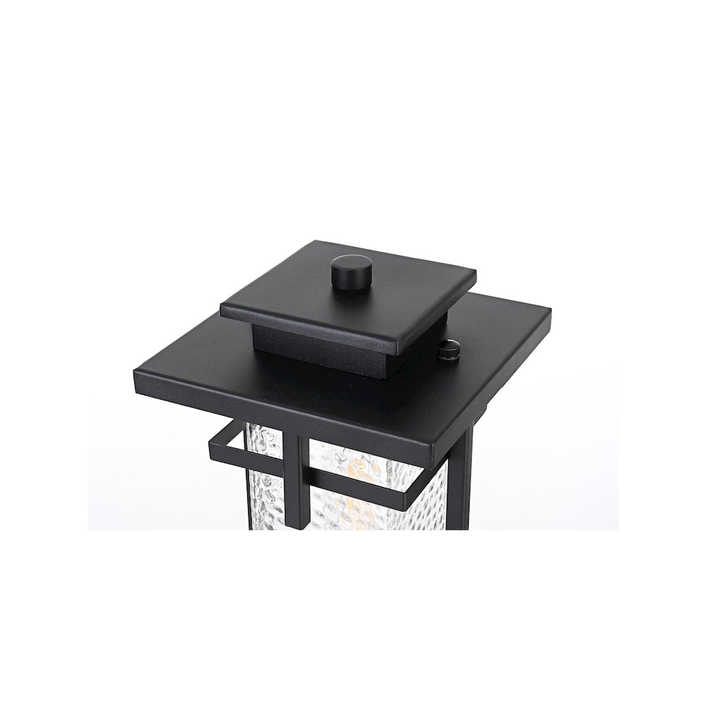 Cambria 7 inch Outdoor Pendant in Black. Picture 4