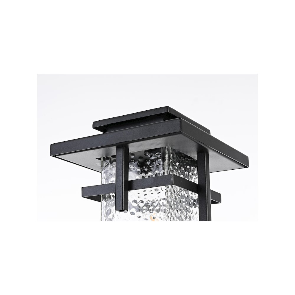 Cambria 7 inch Outdoor Pendant in Black. Picture 6