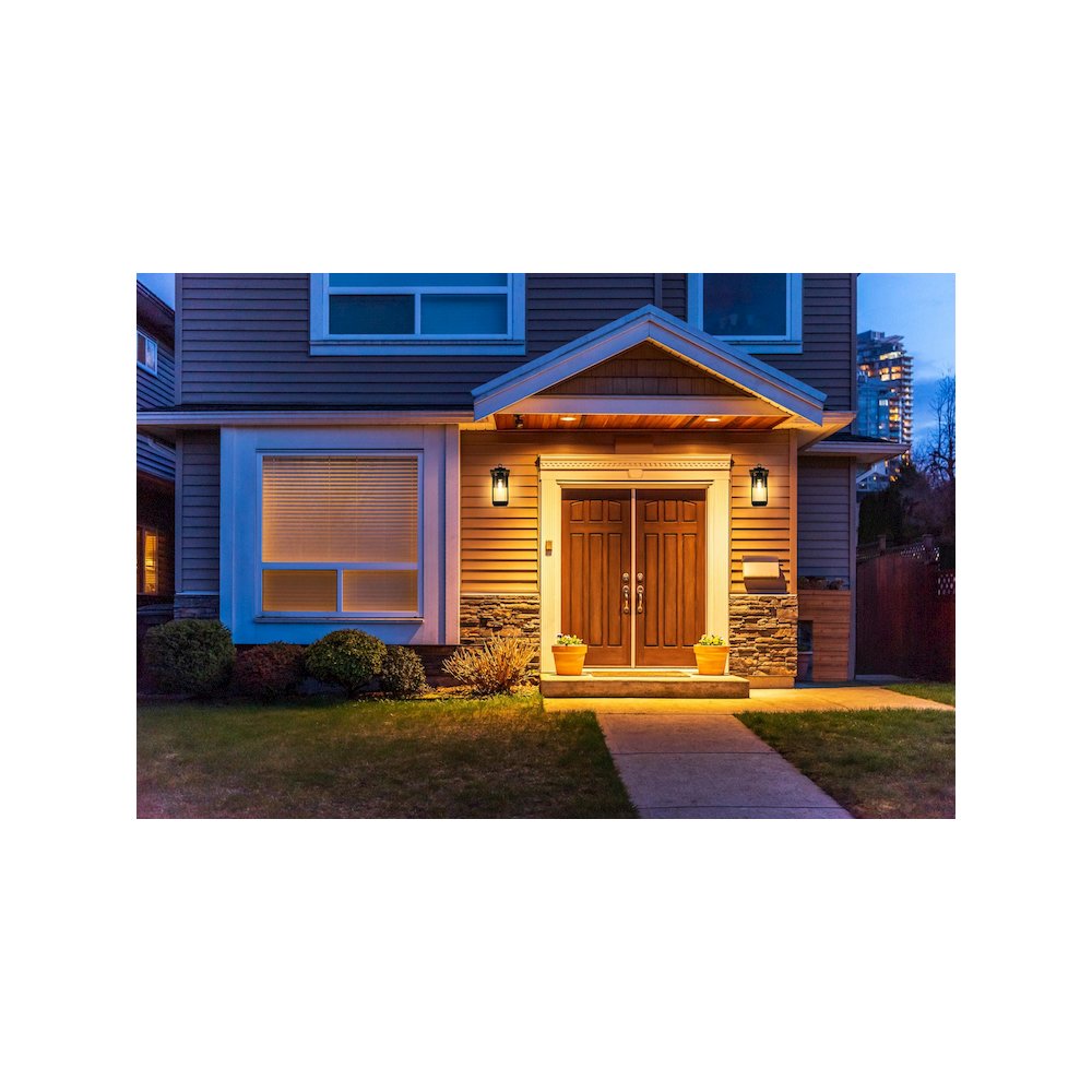 Cambria 7 inch Outdoor Pendant in Black. Picture 2