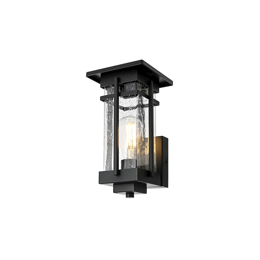 Livingston 7 inch Outdoor Pendant in Black. Picture 3