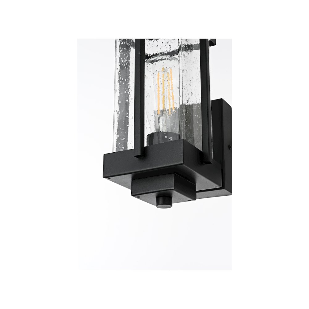 Livingston 7 inch Outdoor Pendant in Black. Picture 6
