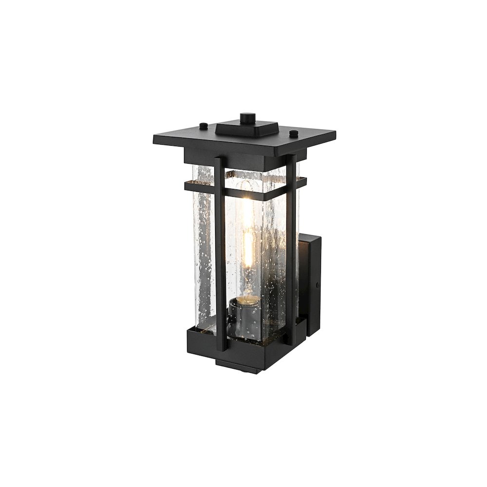 Livingston 7 inch Outdoor Pendant in Black. Picture 7