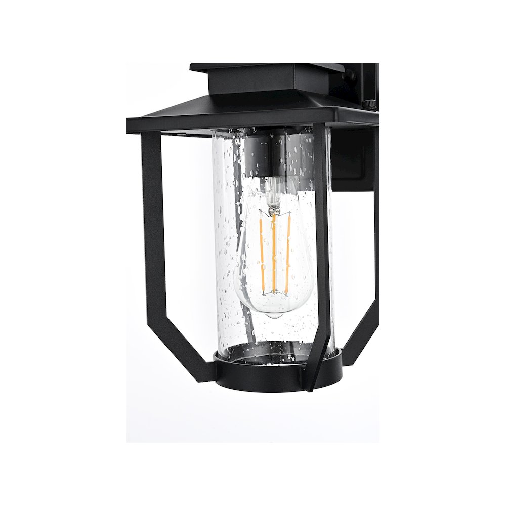 Sepviva 7 inch Outdoor Pendant in Black. Picture 5