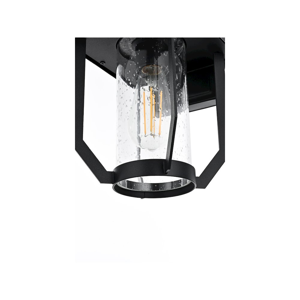 Sepviva 7 inch Outdoor Pendant in Black. Picture 6