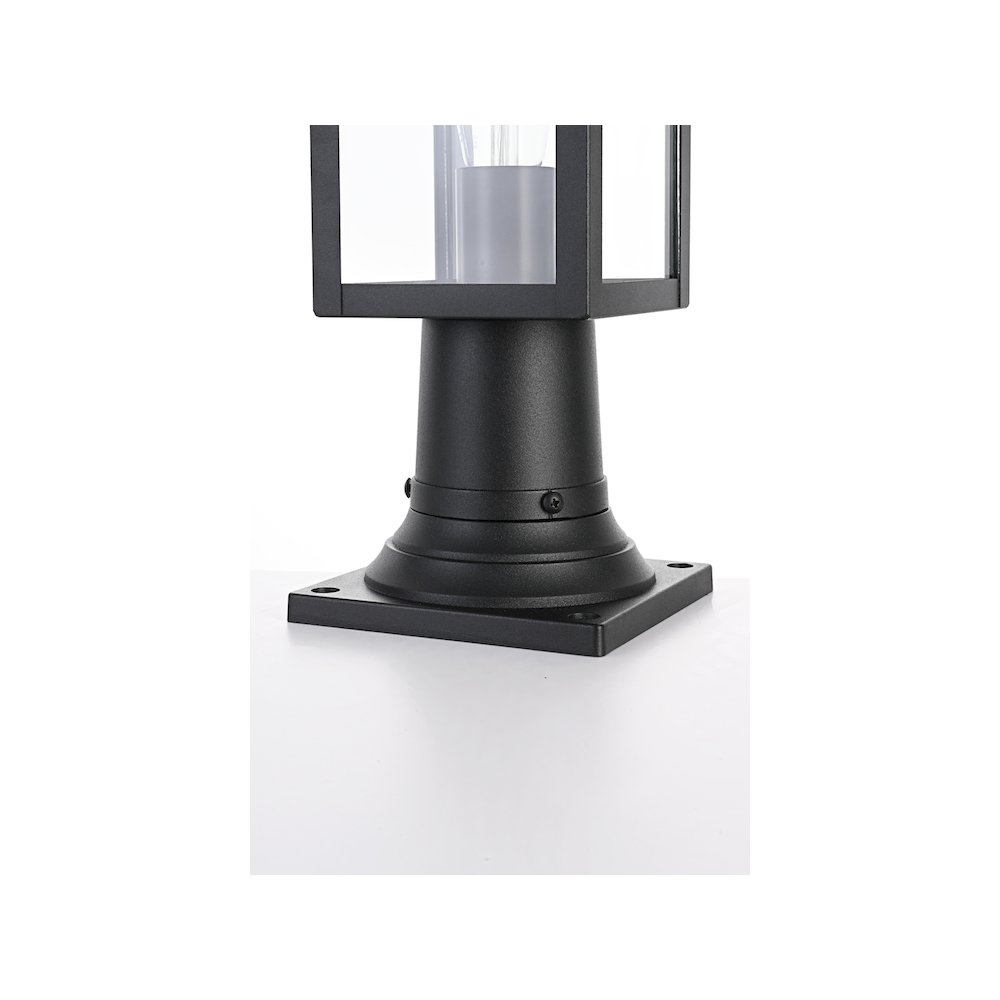 Venango 7 inch Outdoor Pendant in Black. Picture 5