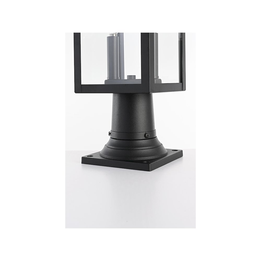 Venango 7 inch Outdoor Pendant in Black. Picture 5