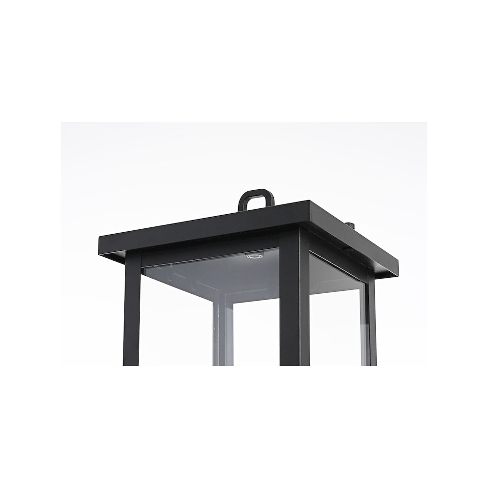 Venango 7 inch Outdoor Pendant in Black. Picture 6