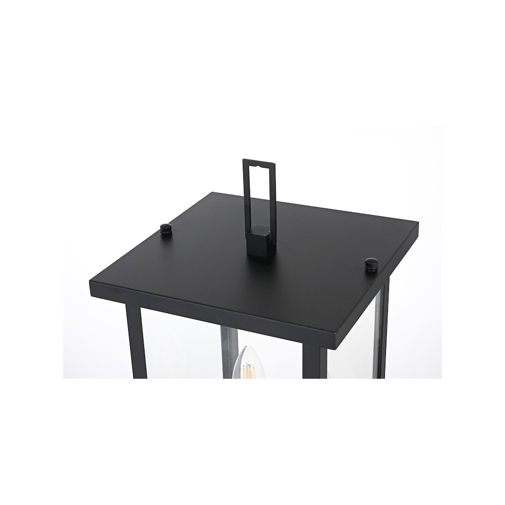 Sheridan 7 inch Outdoor Pendant in Black. Picture 4