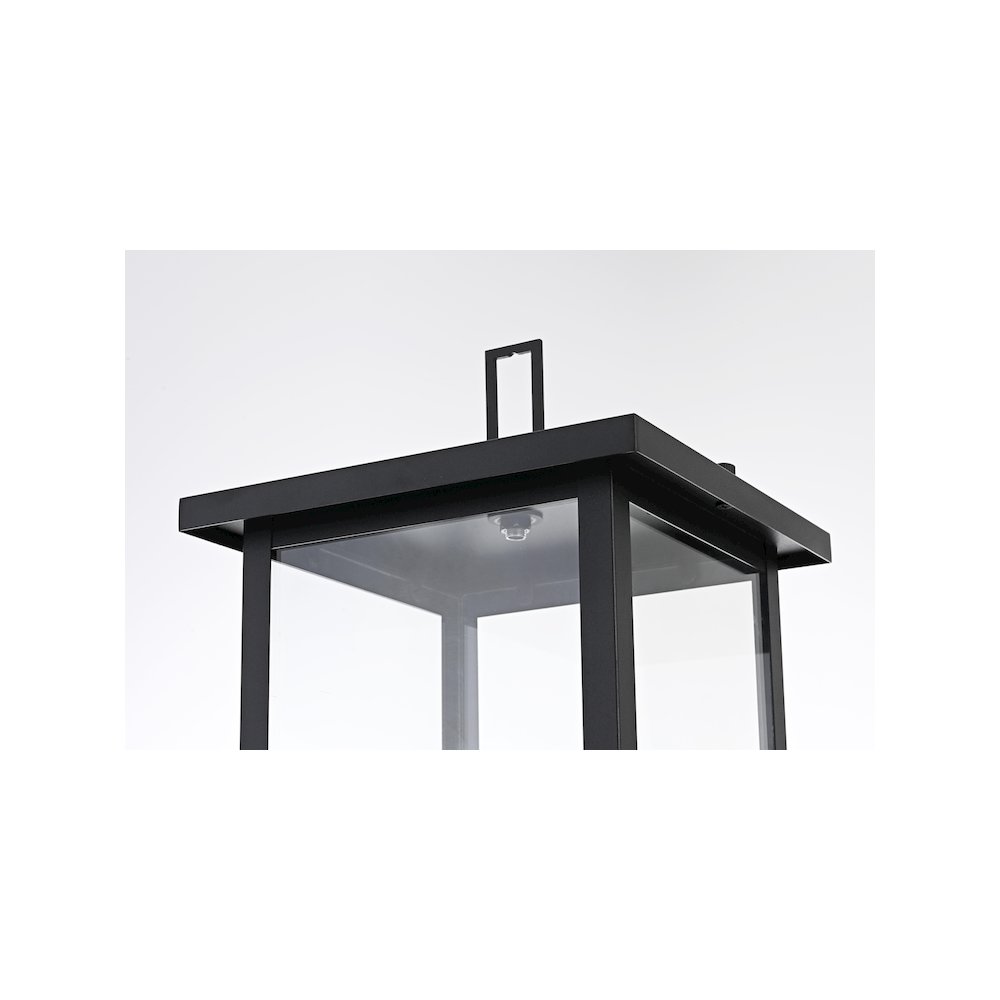 Sheridan 7 inch Outdoor Pendant in Black. Picture 6