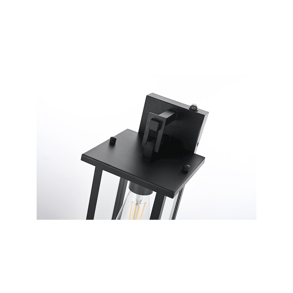 Venango 7 inch Outdoor Pendant in Black. Picture 4