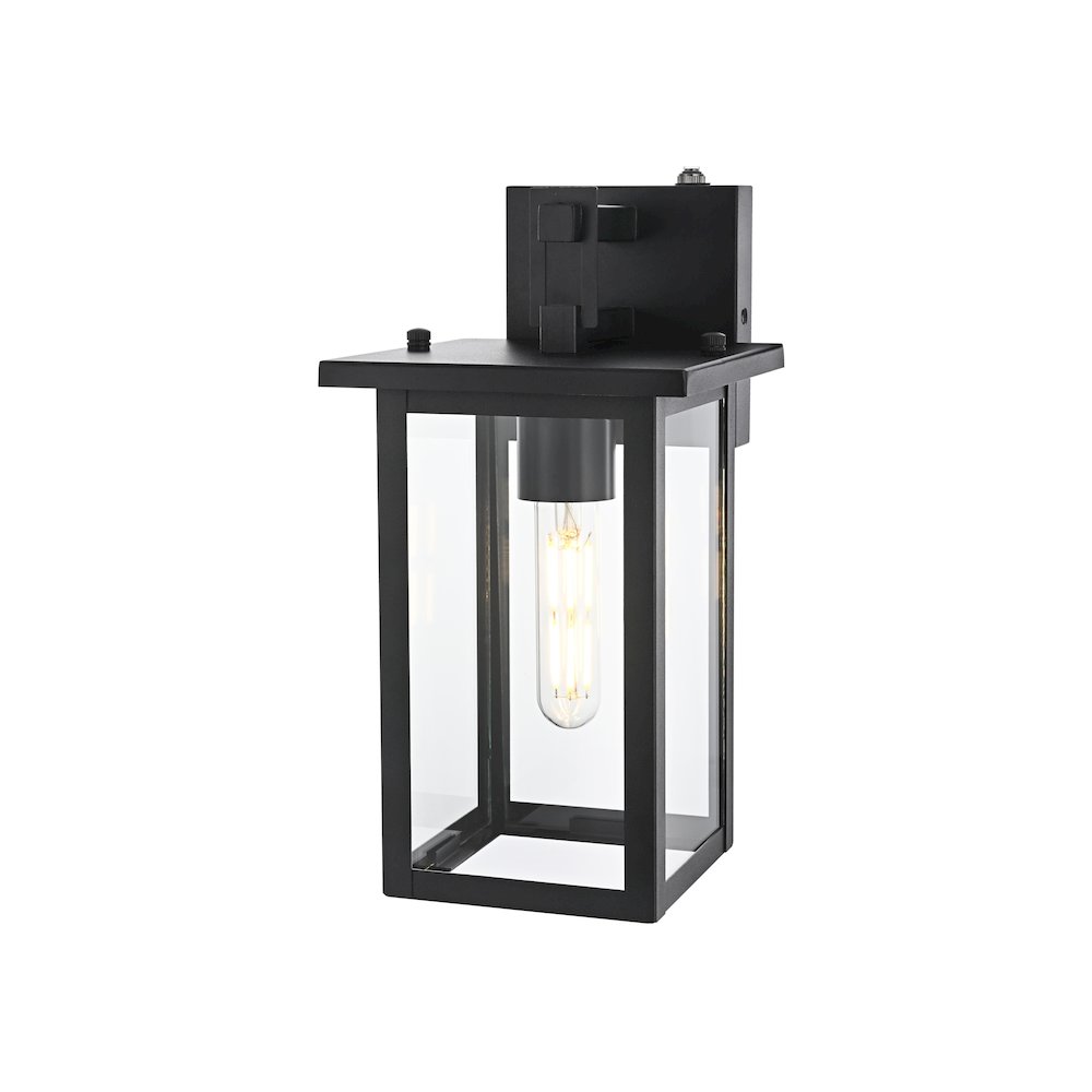 Venango 7 inch Outdoor Pendant in Black. Picture 7