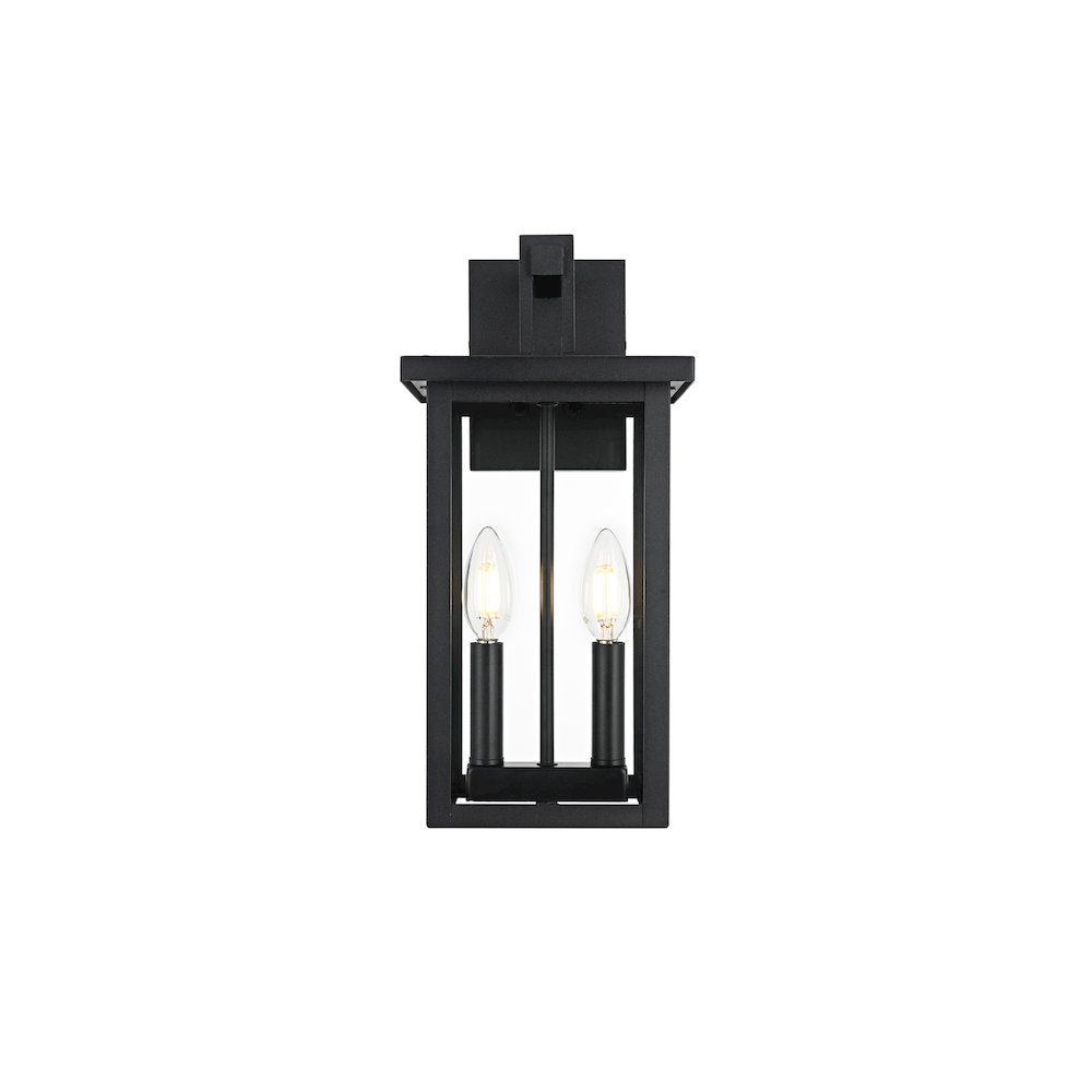 Venango 7 inch Outdoor Pendant in Black. Picture 1