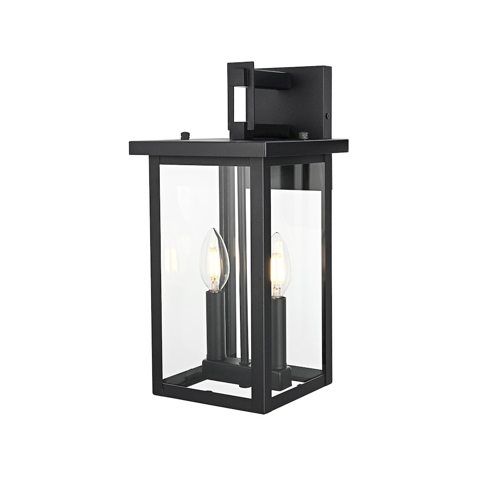 Venango 7 inch Outdoor Pendant in Black. Picture 7