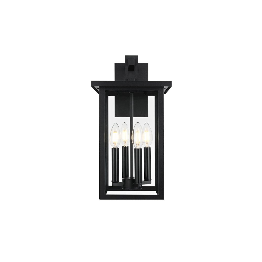Sheridan 7 inch Outdoor Pendant in Black. Picture 1