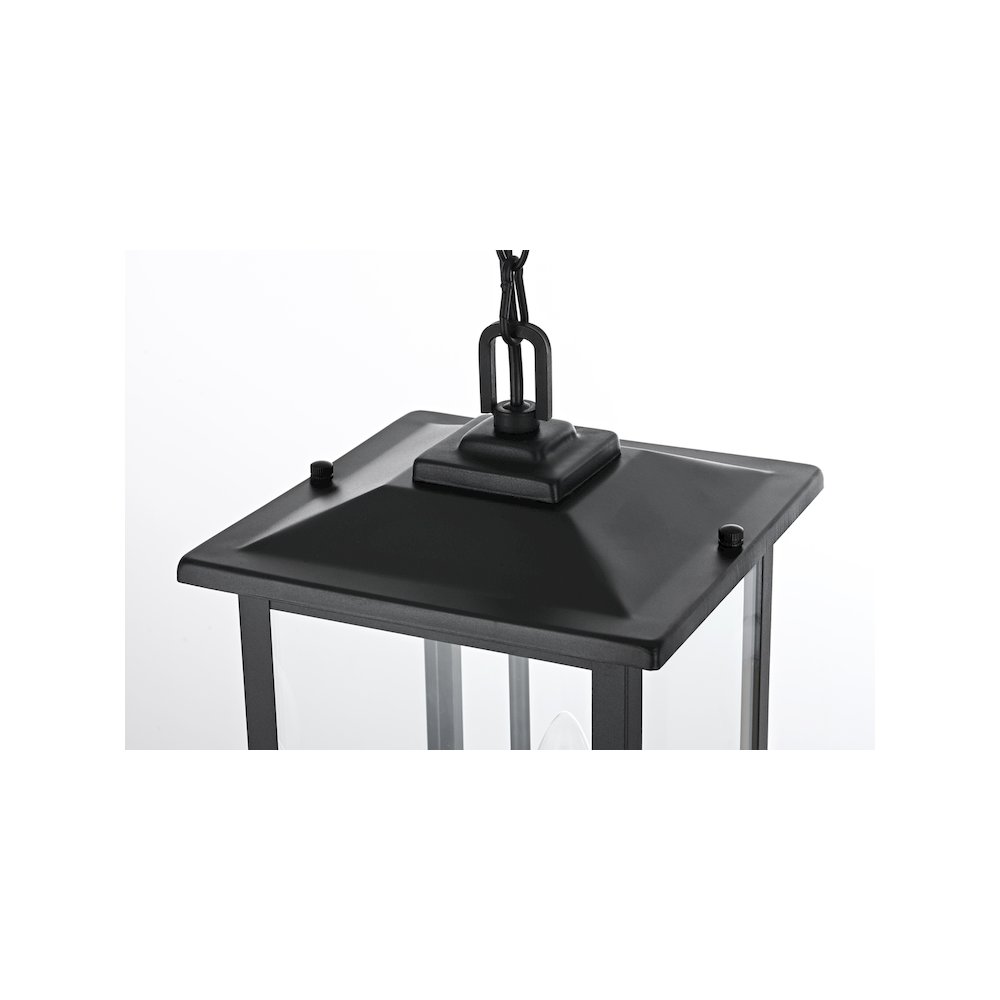 Carlisle 7 inch Outdoor Pendant in Black. Picture 3