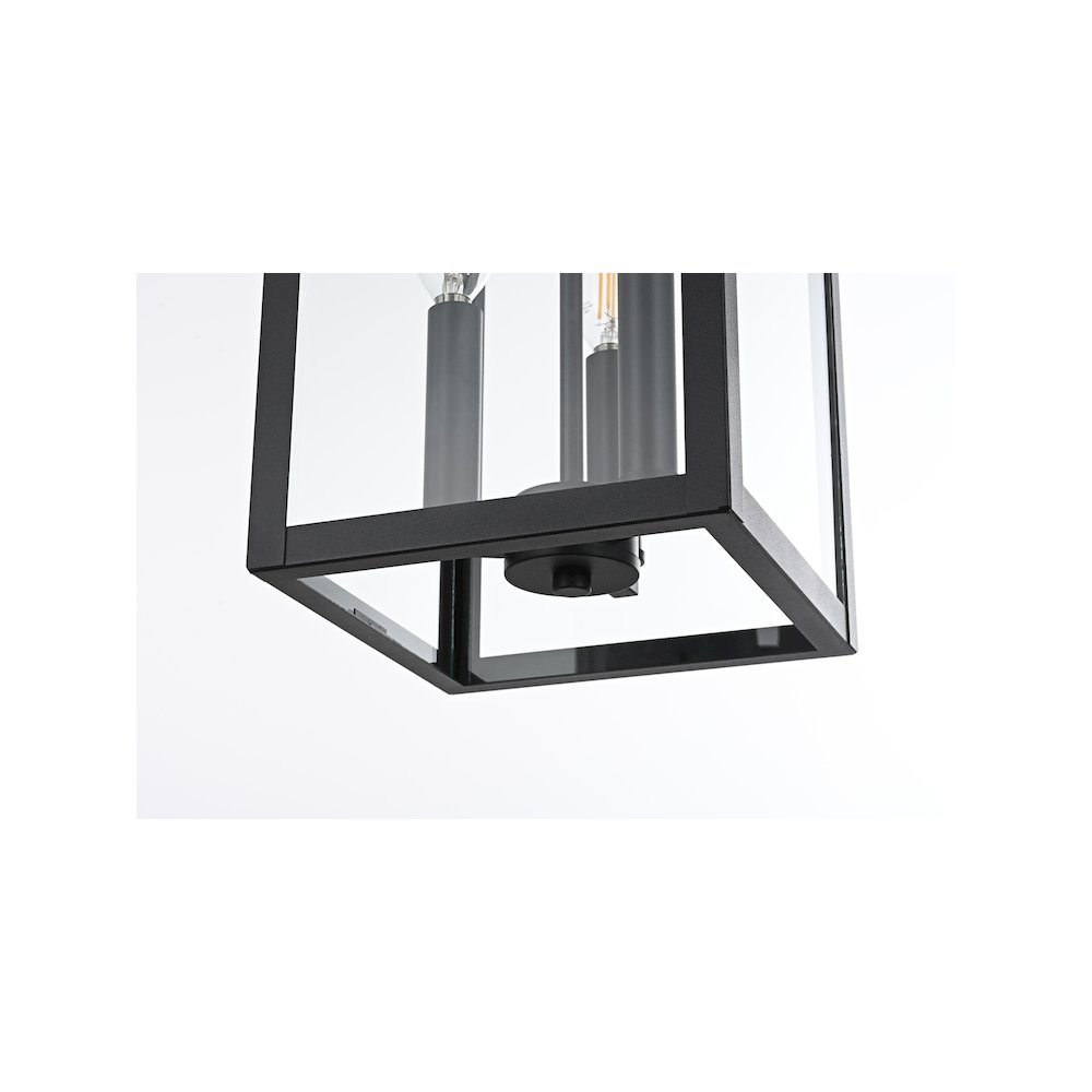 Carlisle 7 inch Outdoor Pendant in Black. Picture 6