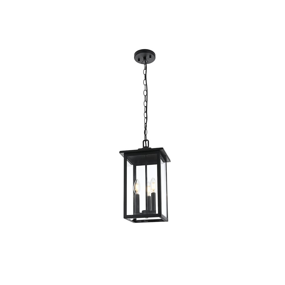Carlisle 7 inch Outdoor Pendant in Black. Picture 7