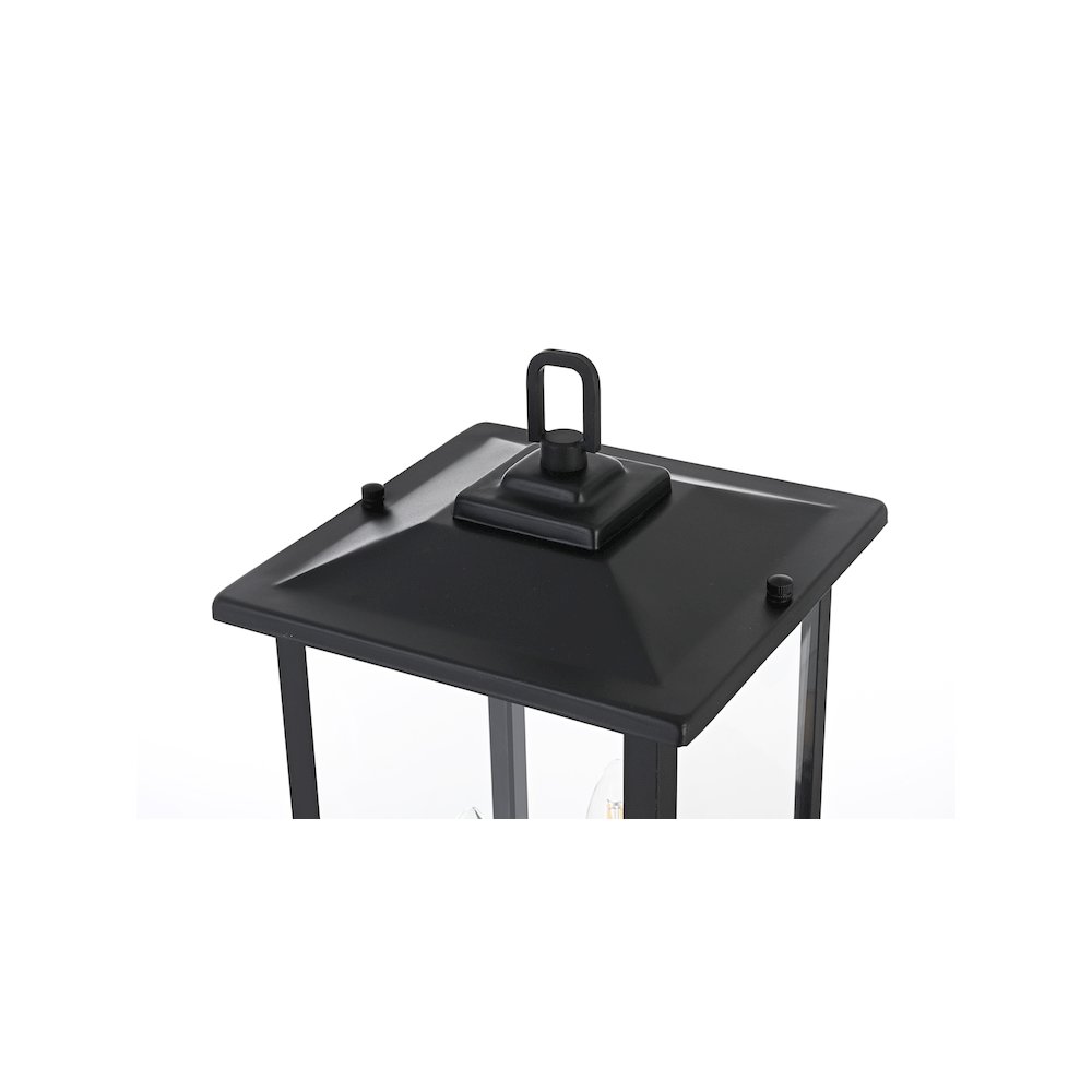 Carlisle 7 inch Outdoor Pendant in Black. Picture 4
