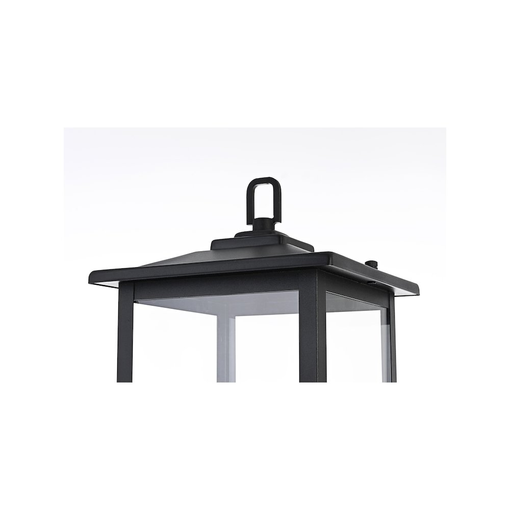 Carlisle 7 inch Outdoor Pendant in Black. Picture 6