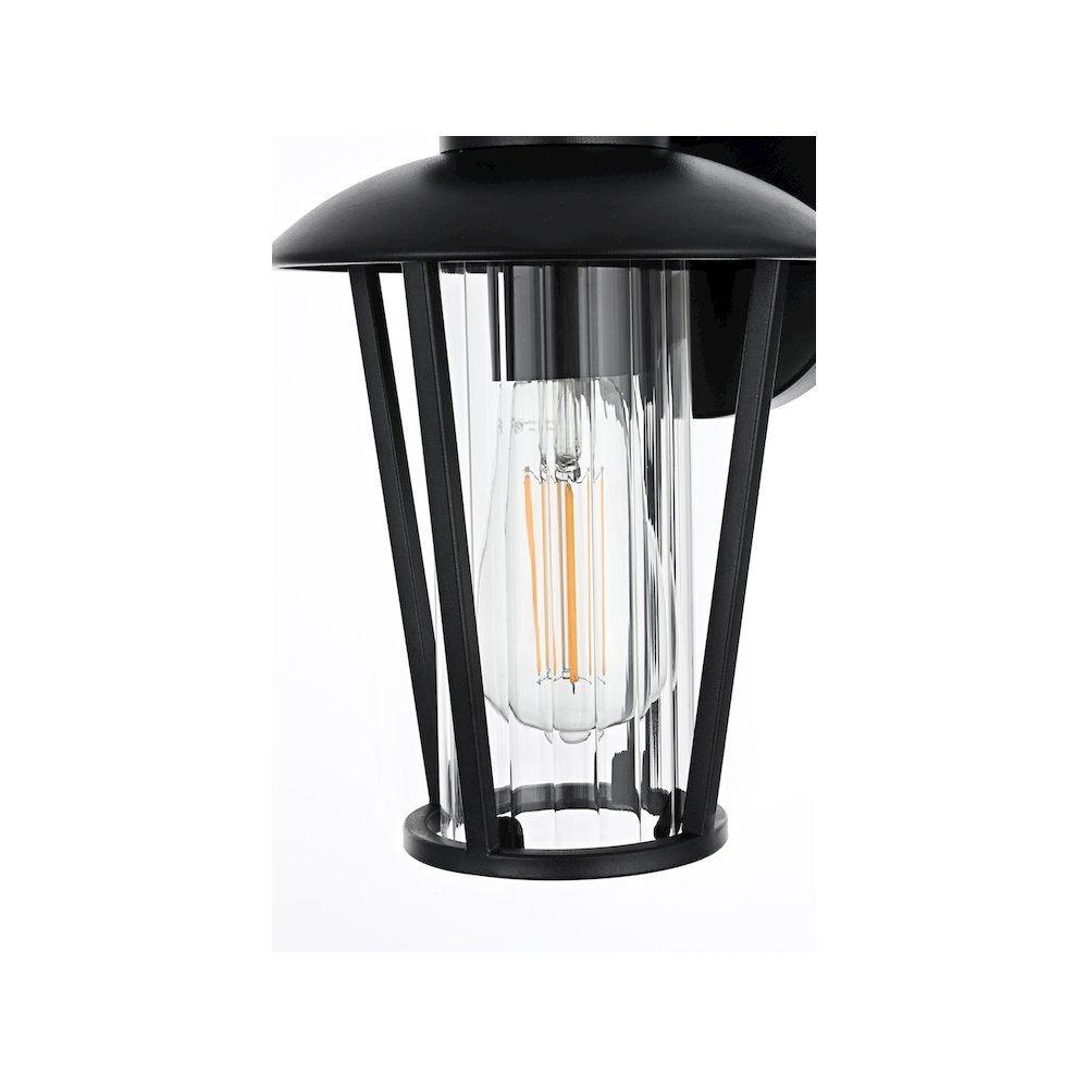 Wensley 7 inch Outdoor Pendant in Black. Picture 5