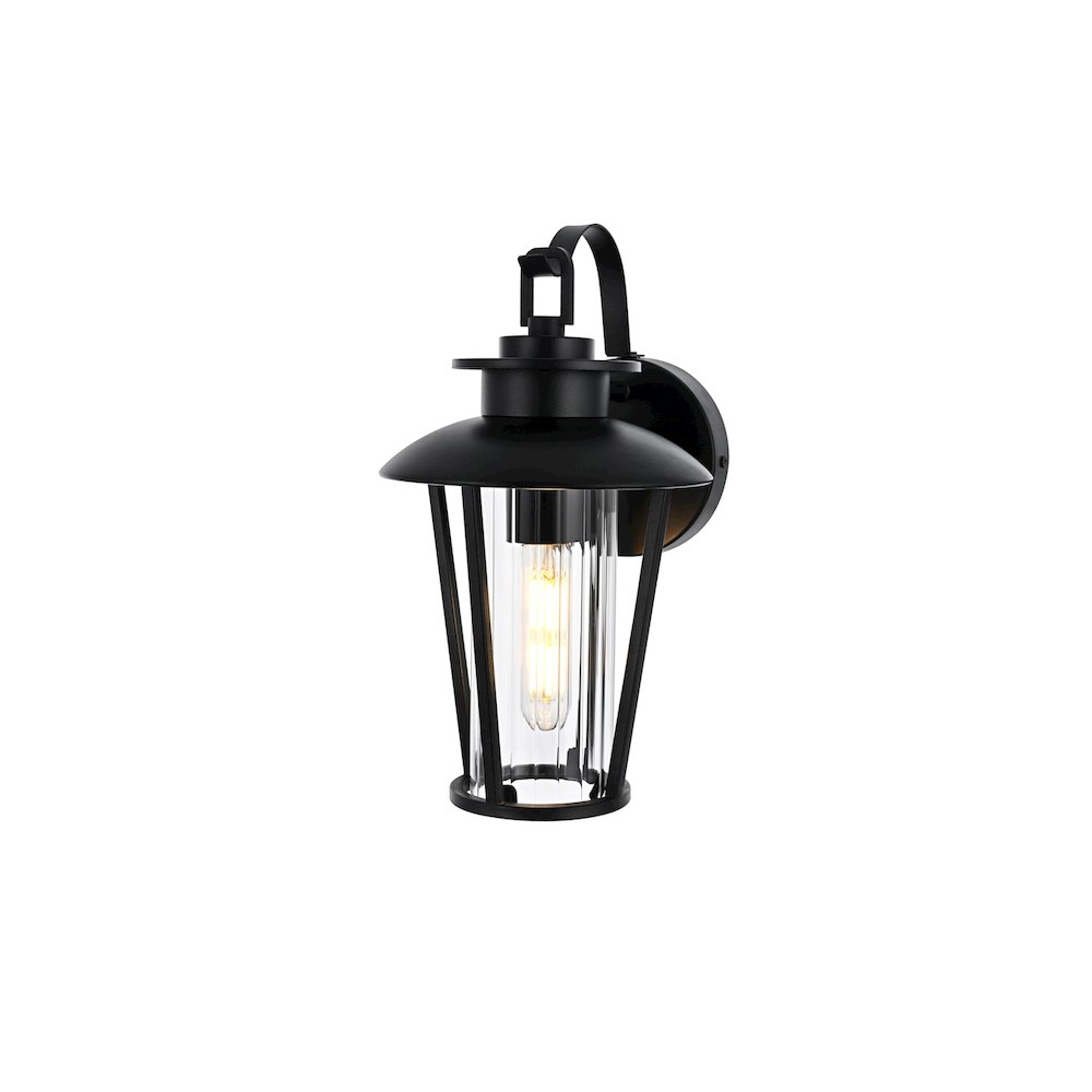 Wensley 7 inch Outdoor Pendant in Black. Picture 7